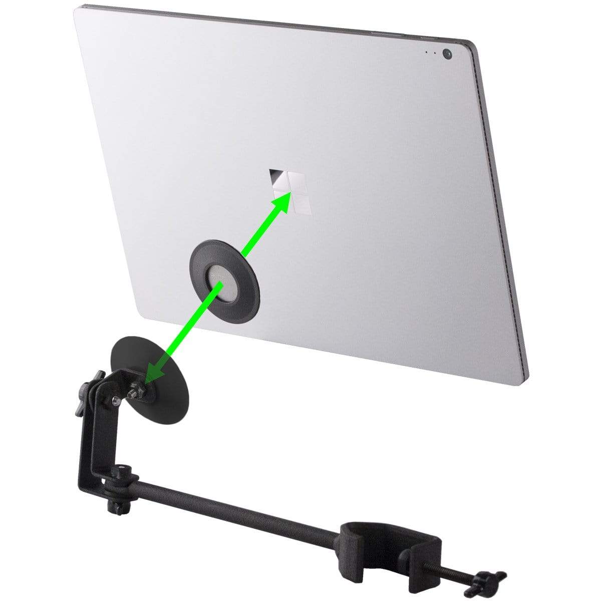 Magnetic Tablet Mount & iPad Holder for Mic Stand