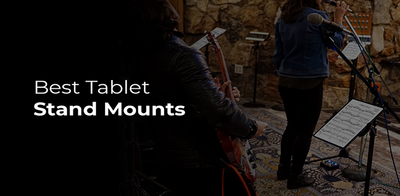 Best Tablet Music Stand Mount Holder for Reading Sheet Music & Chords Charts