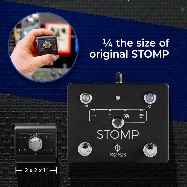STOMP Mini Bluetooth Page Turner & App Controller – Coda Music Technologies