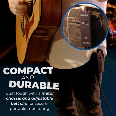 Wired In-Ear Monitor Headphone Amplifier (Single Channel)