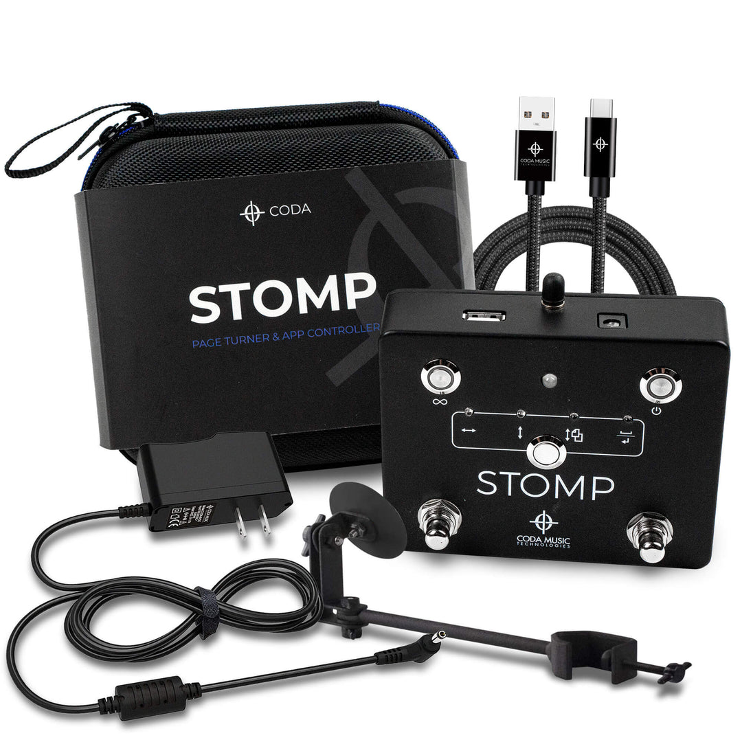 tablet page turner pedal Page Turning Bundles – Coda Music Technologies