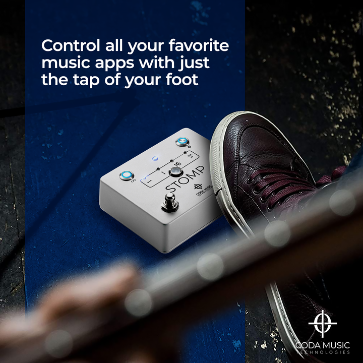 best bluetooth pedal page turner STOMP Bluetooth Page Turner Pedal